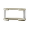 Cups Mugs Storage Rack Seasoning Bottle Holder Organizer for Kitchen Bottles 2 Layer White